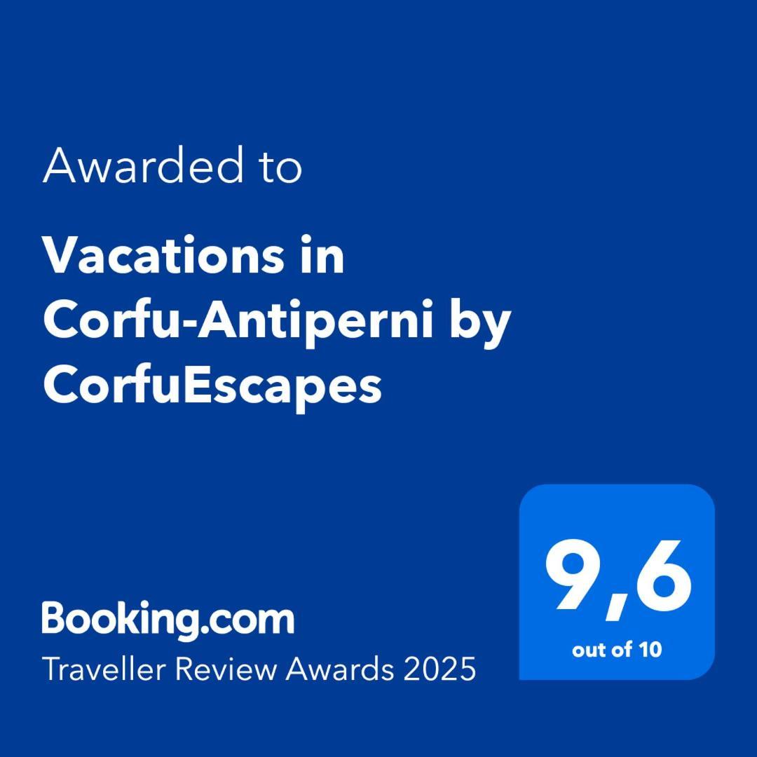 Vacations In Corfu-Antiperni By Corfuescapes Leilighet Antipernoi Eksteriør bilde